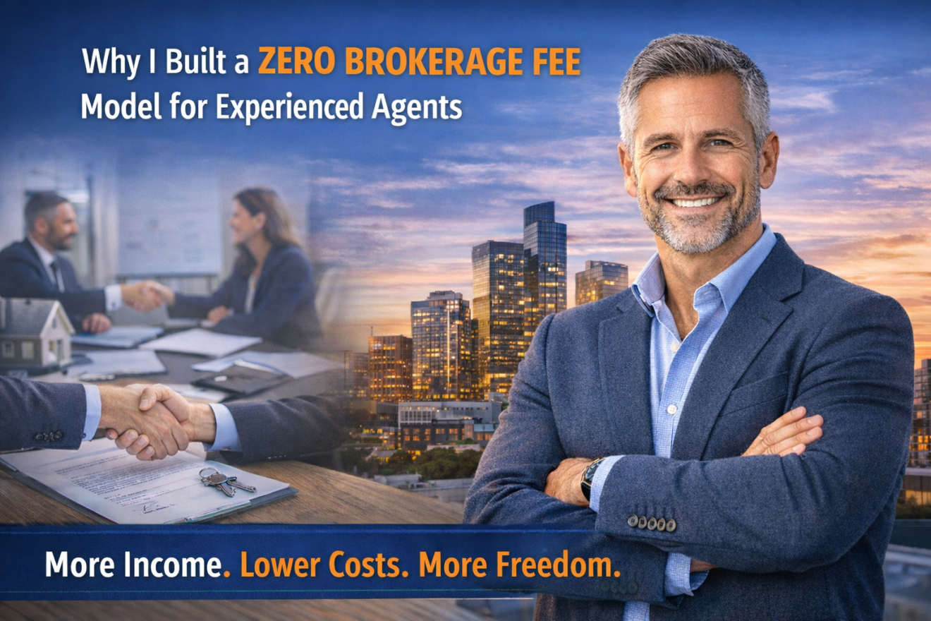 Why I Built a Zero Brokerage Fee Model for Experienced Agents